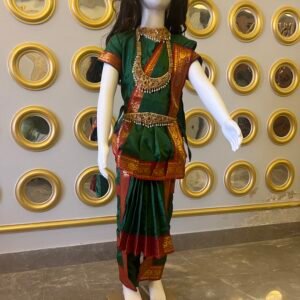 Green  Bharatnatyam for Kids