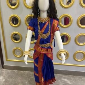 Blue Bharatnatyam for Kids