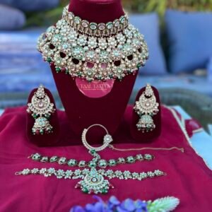 Elegant Stone Bridal Jewelry Set