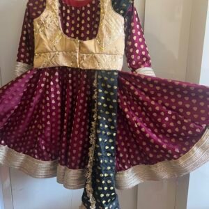 Kathak Bhool Bhulaiya Madhuri Dixit Inspired Anarkali with Lehenga, Jacket, Salwar and Dupatta