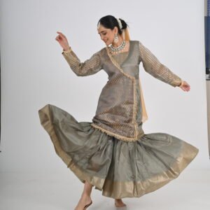 Grey Kameez with Sharara - Bollywood Themed