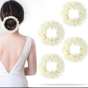 White Artificial Gajra for Dance